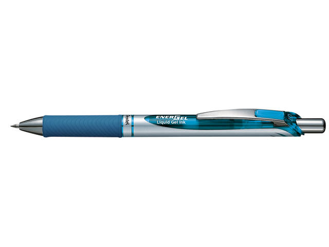 Gelschrijver Pentel BL77 Energel M lichtblauw