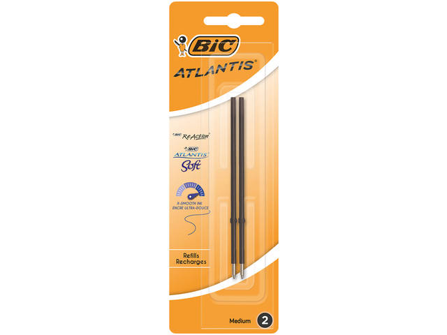 Balpenvulling Bic voor diverse balpennen M zwart