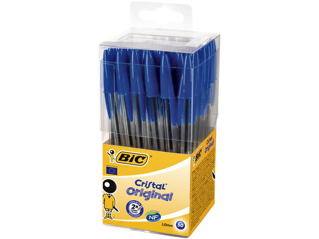 Balpen Bic Cristal M blauw