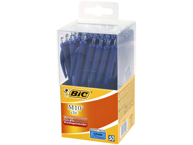 Balpen Bic M10 tubo 50 M blauw