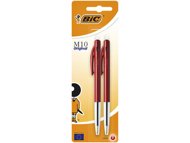Balpen Bic M10 M rood