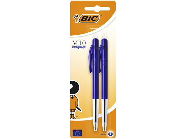 Balpen Bic M10 M blauw