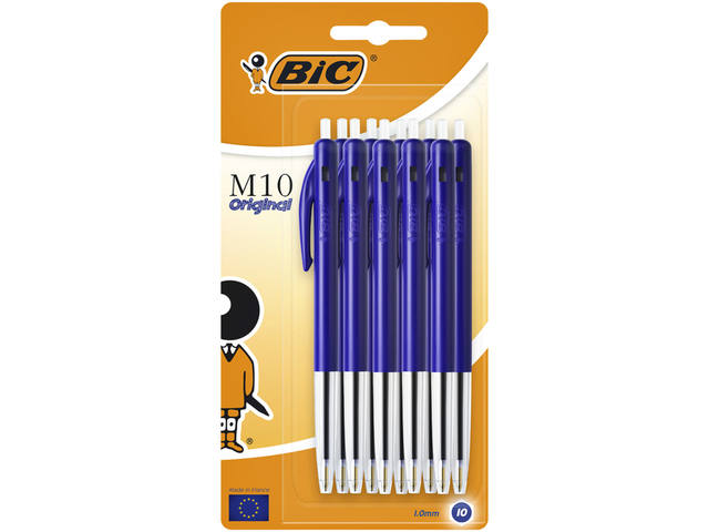 Balpen Bic M10 M blauw