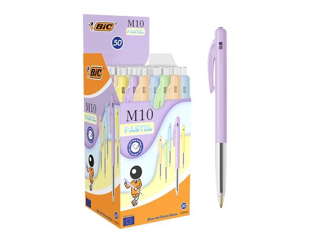 Balpen Bic M10 Colors Pastel Colors M assorti