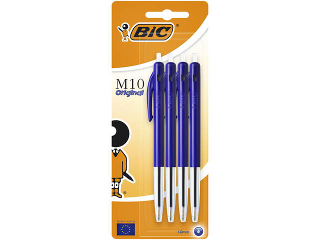 Balpen Bic M10 M blauw