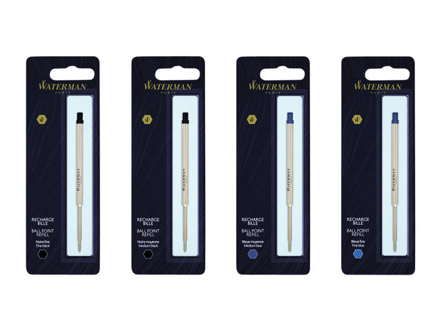 Balpenvulling Waterman M blauw