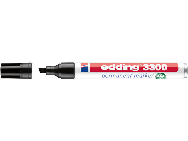 Viltstift edding 3300 schuin 1-5mm zwart