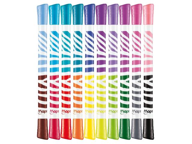 Viltstift Maped Color Peps Duo Colors set 10st