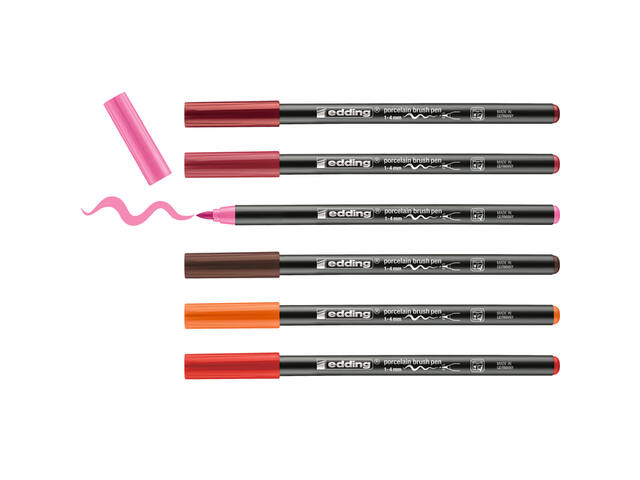 Brushpen edding 4200 porselein warme kleuren