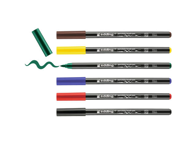 Brushpen edding 4200 porselein assorti