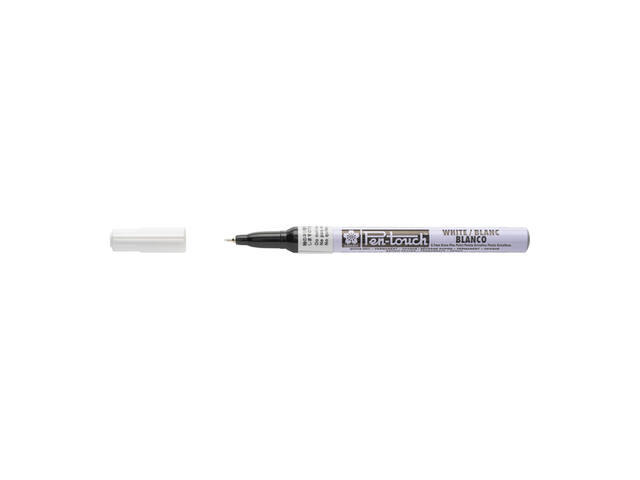 Viltstift Sakura Pentouch extra fijn wit