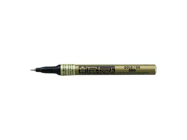 Viltstift Sakura Pentouch extra fijn goud