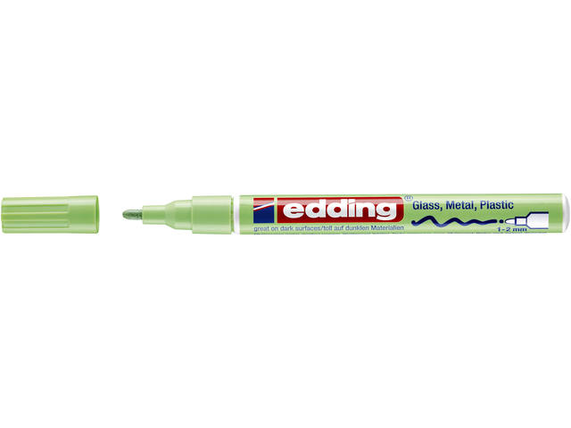 Paintmarker edding 751 oliebasis 1-2mm pa groen