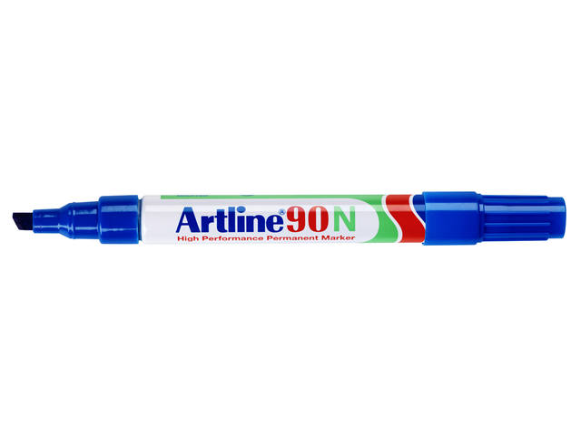 Viltstift Artline 90 schuin 2-5mm blauw