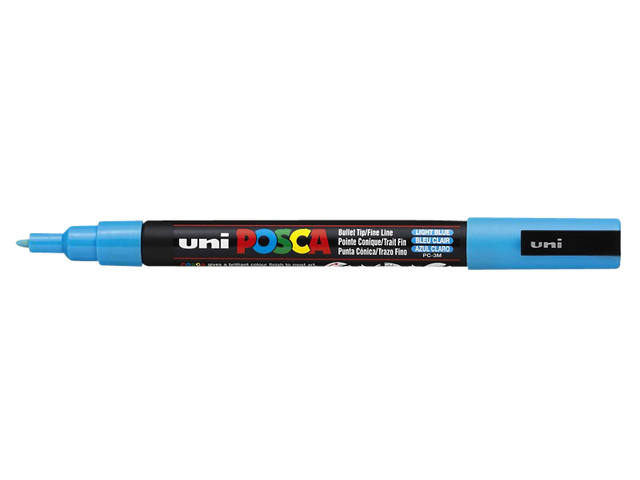 Paintmarker Uni POSCA PC3M F lichtblauw