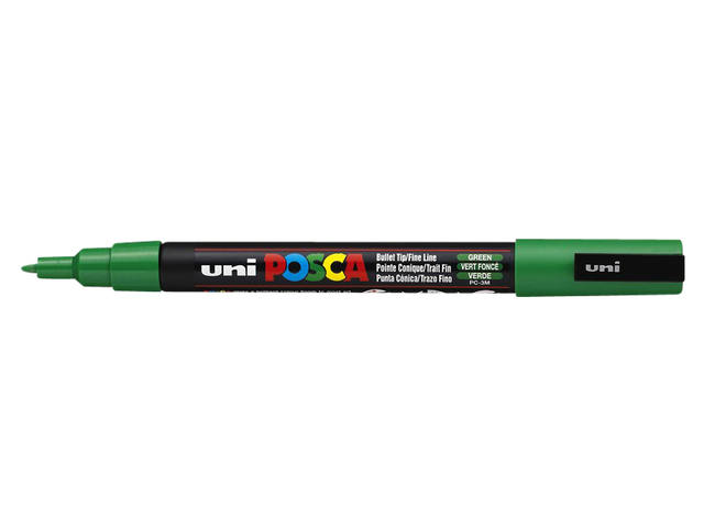 Paintmarker Uni POSCA PC3M F donkergroen