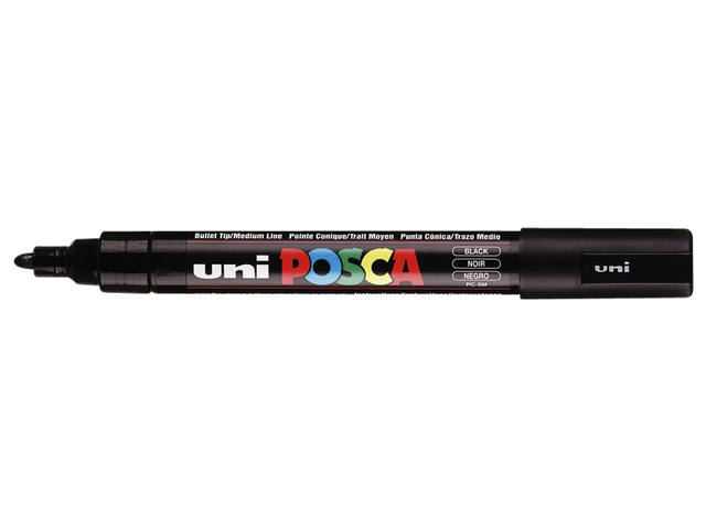 Paintmarker Uni POSCA PC5M M zwart