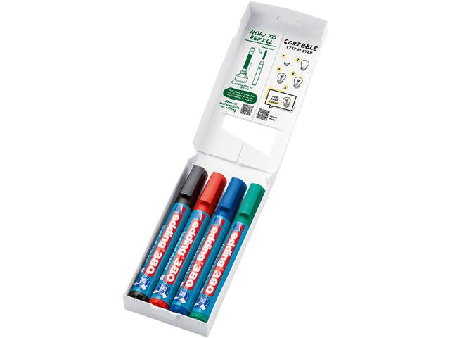 Viltstift edding 380 flipover rond 1.5-3mm assorti