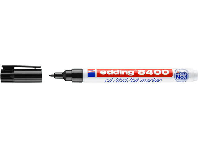 CD marker edding 8400 rond 0.5-1mm zwart