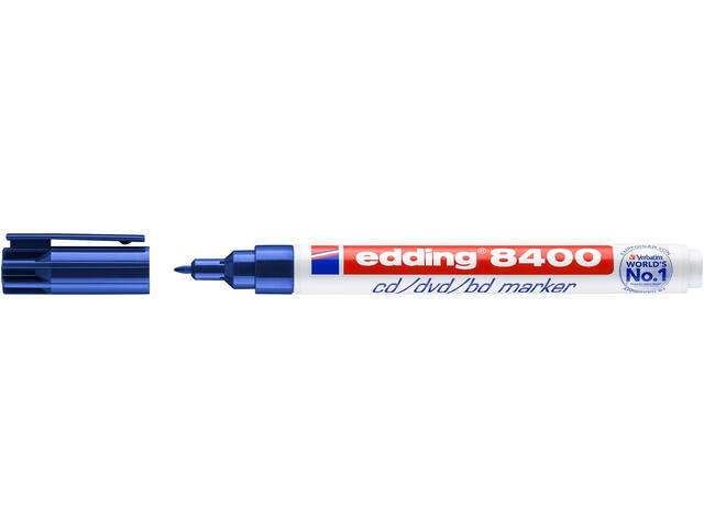 CD marker edding 8400 rond 0.5-1mm blauw