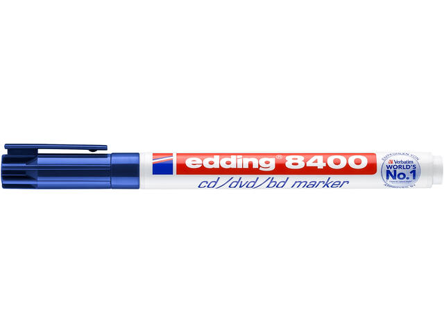 CD marker edding 8400 rond 0.5-1mm blauw