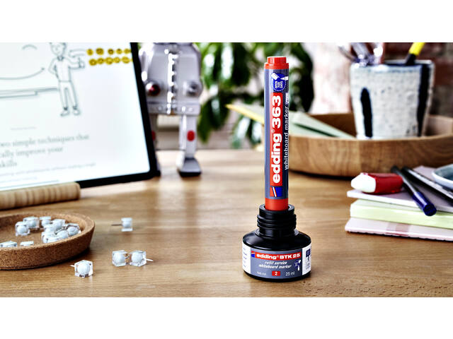 Whiteboardmarker edding 363 schuin 1-5mm zwart