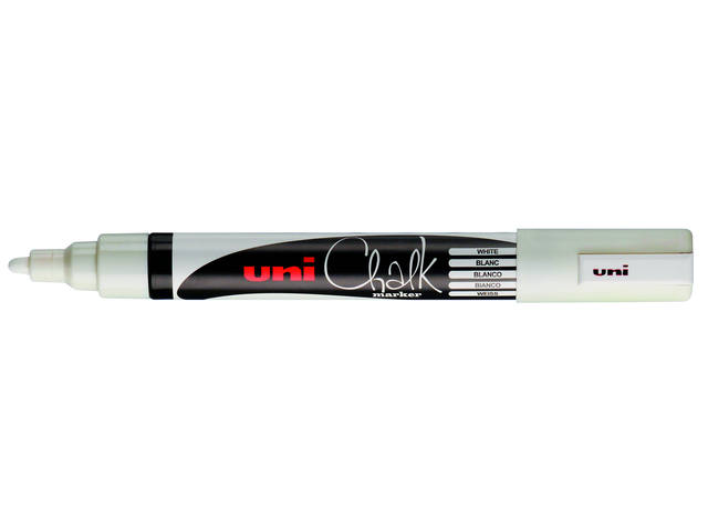Krijtstift Uni-ball rond 1.8-2.5mm wit
