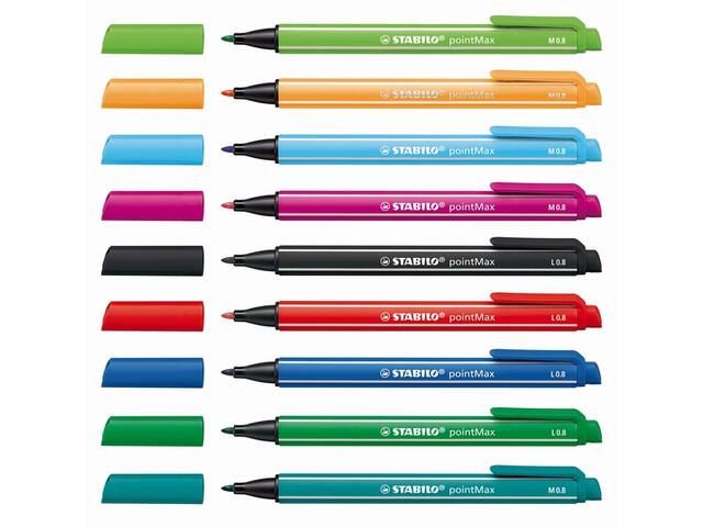Viltstift STABILO pointMax 488/51 M turquoiseblauw