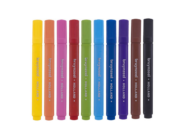 Viltstift Bruynzeel Kids Triple 10st assorti