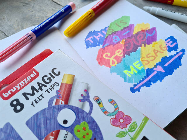 Viltstift Bruynzeel Kids Magic 8st ass