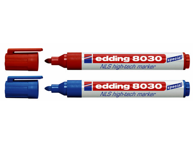 Viltstift edding 8030 NLS high-tech 1.5-3mm rood