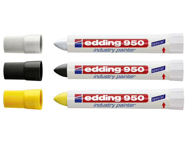 Viltstift edding 950 pasta rond 10mm wit