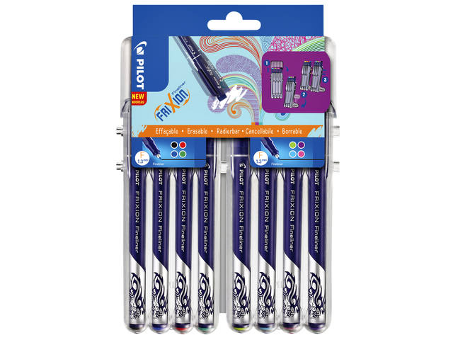 Fineliner PILOT friXion SW-FF F assorti 8st