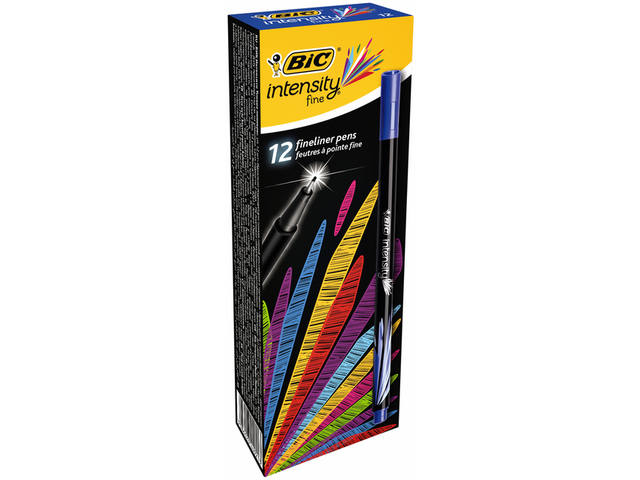 Fineliner Bic Intensity F blauw