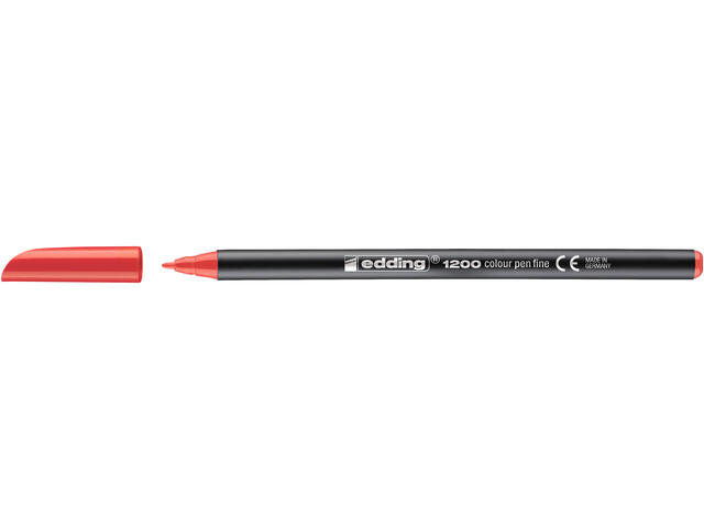 Fineliner edding 1200 002 fijn rood