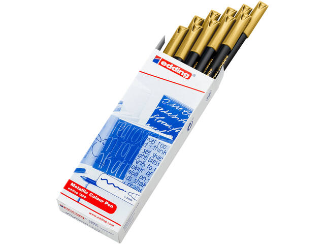 Fineliner edding 1200 F metallic goud