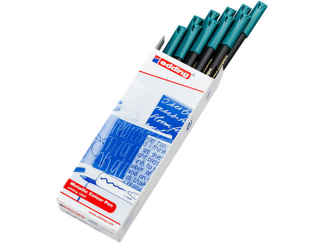 Fineliner edding 1200 F metallic groen