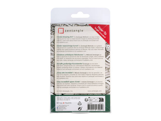 Tekenset Sakura Zentangle set 20 patronen wit
