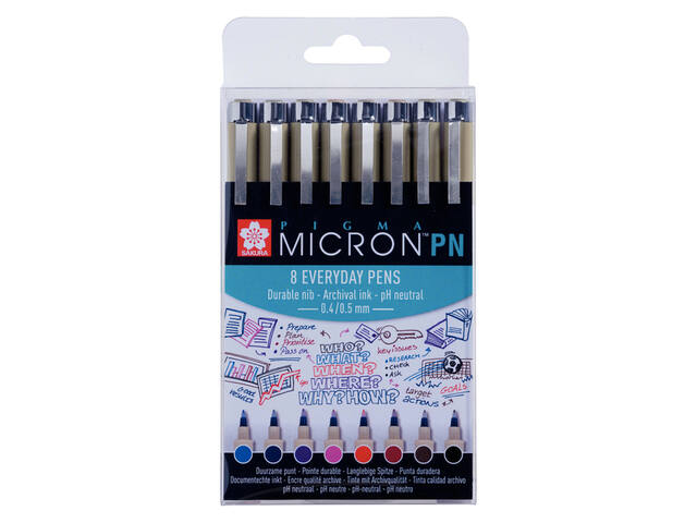 Fineliner Sakura Pigma Micron 0.4mm ass