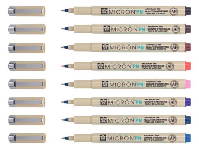 Fineliner Sakura Pigma Micron 0.4mm ass
