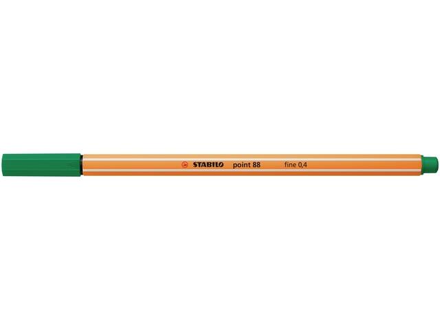 Fineliner STABILO point 88/36 F smaragdgroen