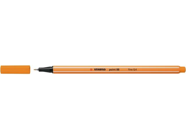 Fineliner STABILO point 88/54 F oranje