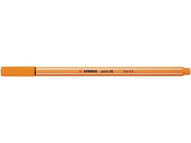 Fineliner STABILO point 88/54 F oranje