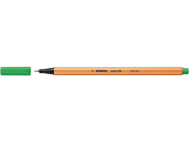 Fineliner STABILO point 88/43 F loofgroen