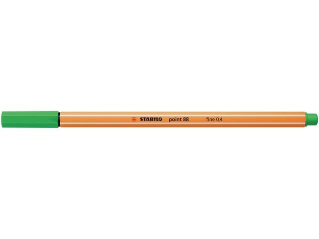 Fineliner STABILO point 88/43 F loofgroen