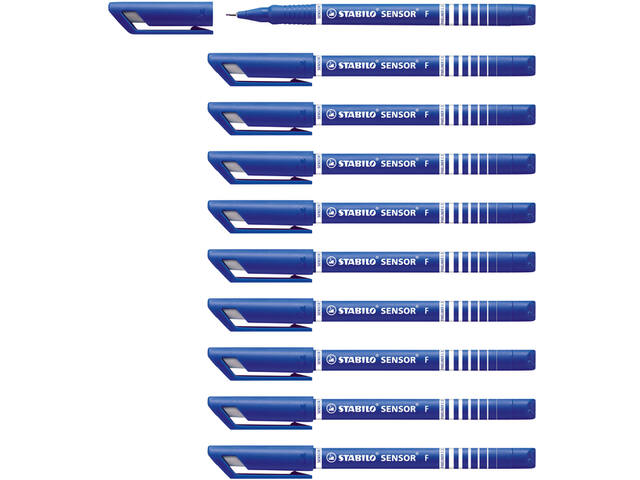 Fineliner STABILO Sensor 189/41 F blauw