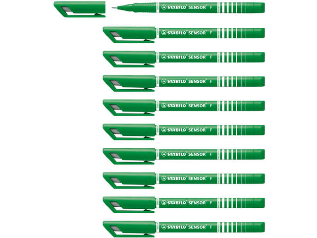 Fineliner STABILO Sensor 189/36 F groen