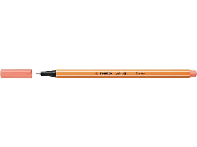 Fineliner STABILO point 88/26 F abrikoos