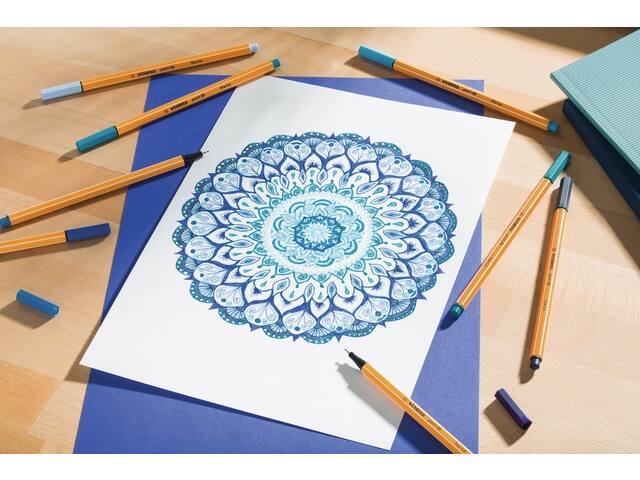 Fineliner STABILO point 88/53 F turquoisegroen