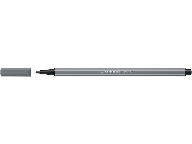 Viltstift STABILO Pen 68/96 M donkergrijs
